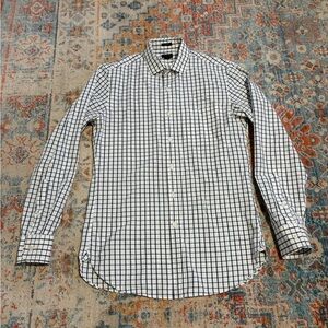 J.Crew Thompson premium suiting checked button-down